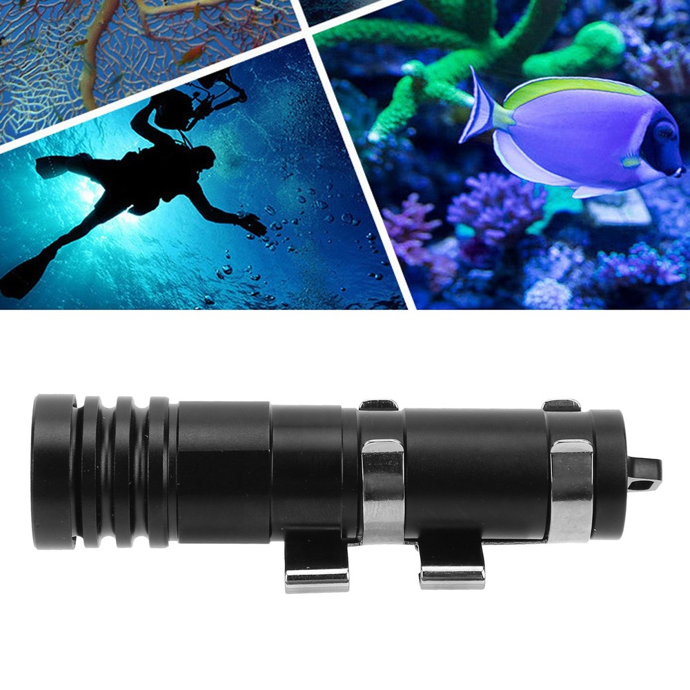 Mini Diving Light 200M Underwater LED Flashlight Camping Lantern Torch NEW