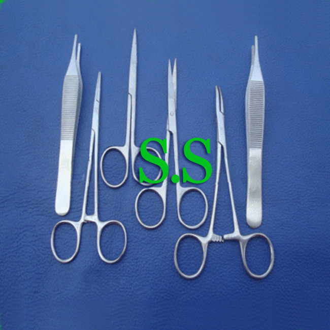 12 EA SCISSORS ,FORCEPS, NEEDLE HOLDER, TWEEZERS