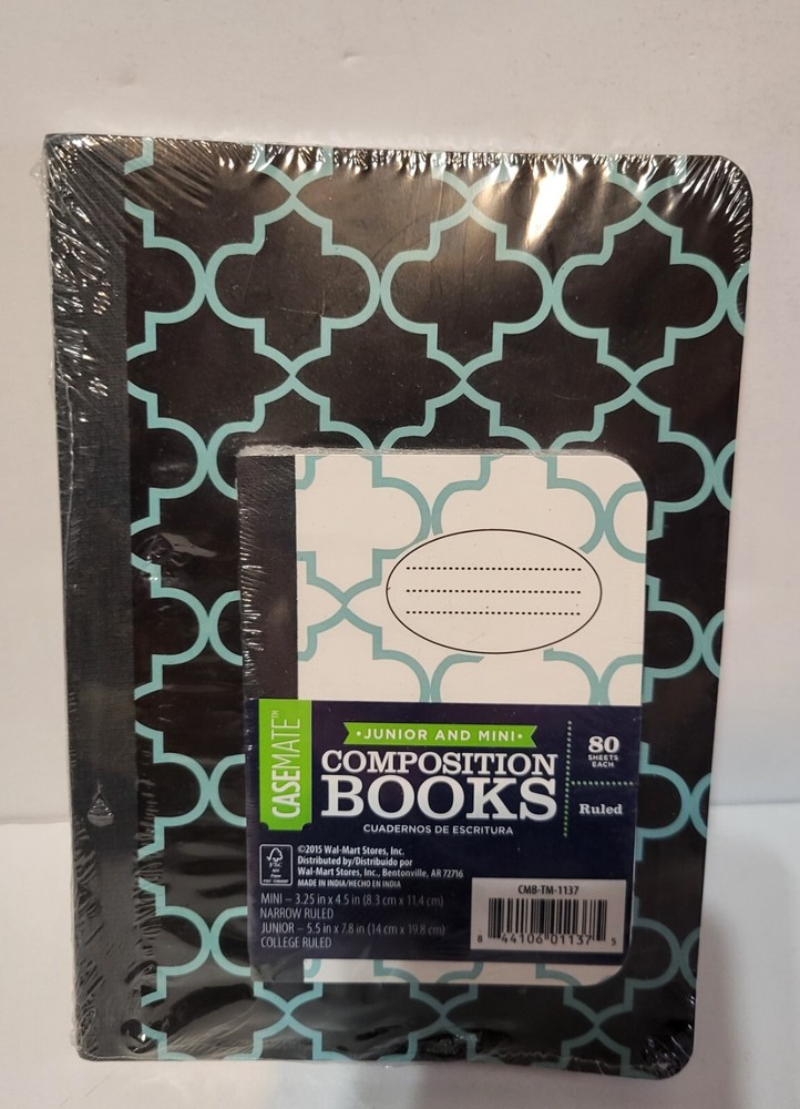 Casemate Junior and Mini composition books (2 notepads, sealed)
