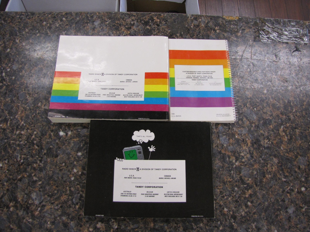 Radio Shack Getting Started Color BASIC, Going Ahead w/ Extended Manuals NICE!