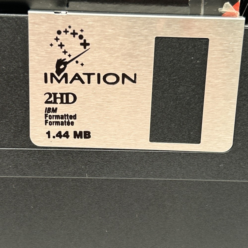 45 Imation 2HD 3.5" 1.44 MB IBM Formatted Diskettes