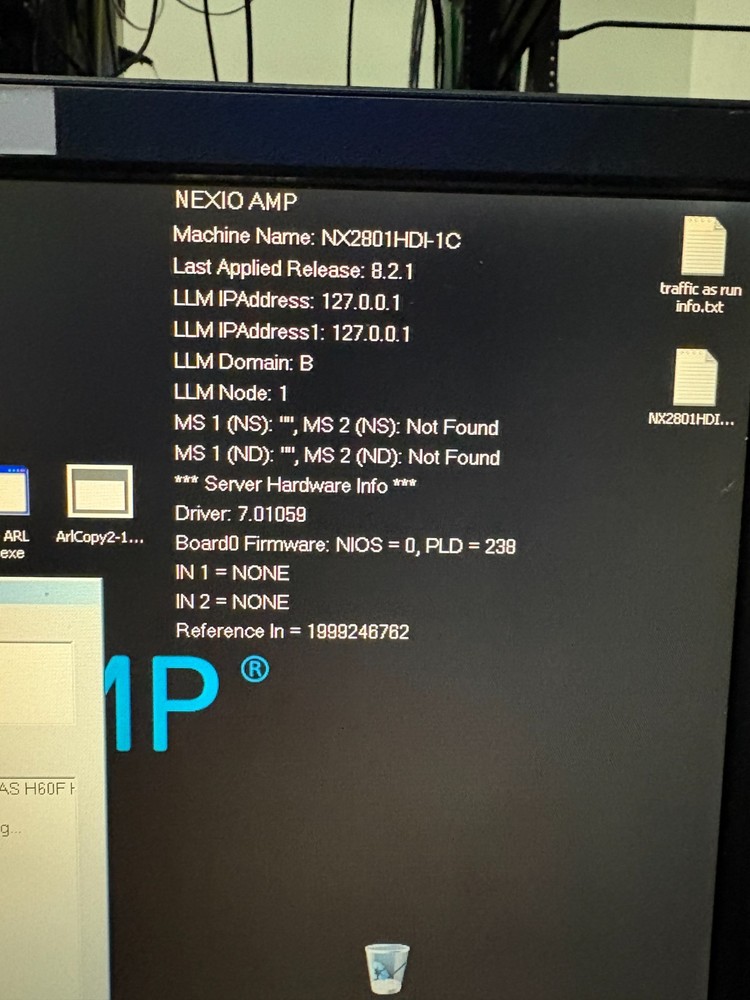 Nexio Amp 2801 Video Server used