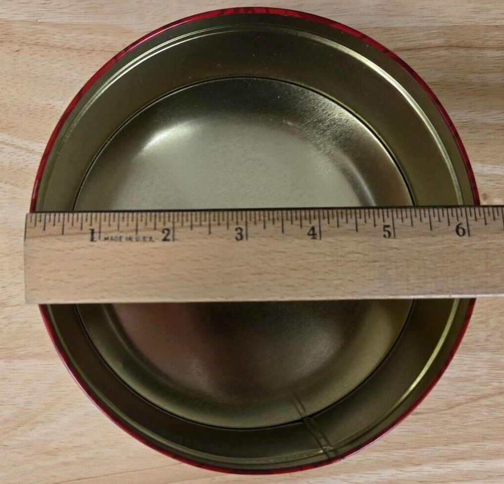 Chukar Cherries Round Empty Tin Decor