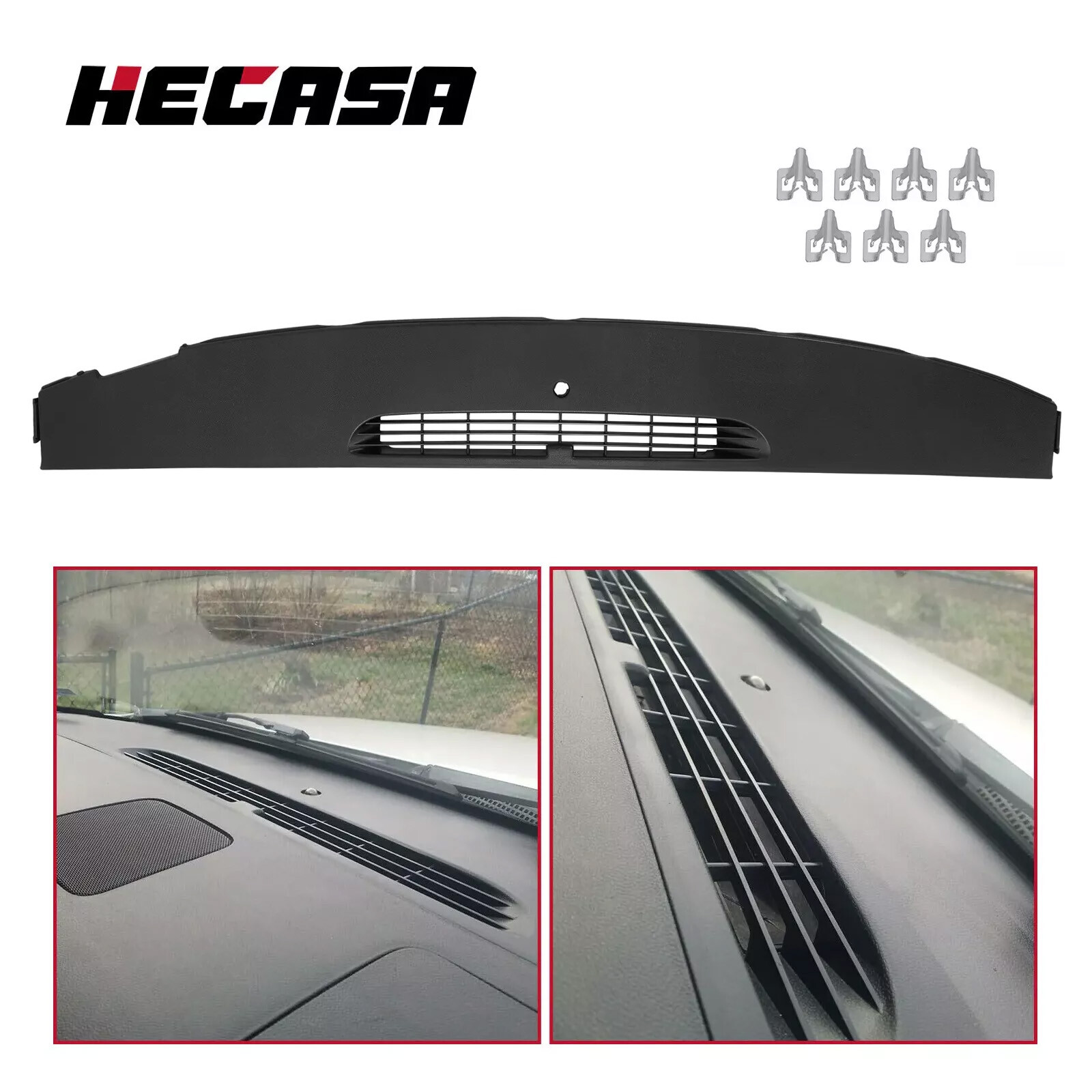 Upper Dash Front Section Trim Panel For 07-13 Chevrolet GMC replace 23224733
