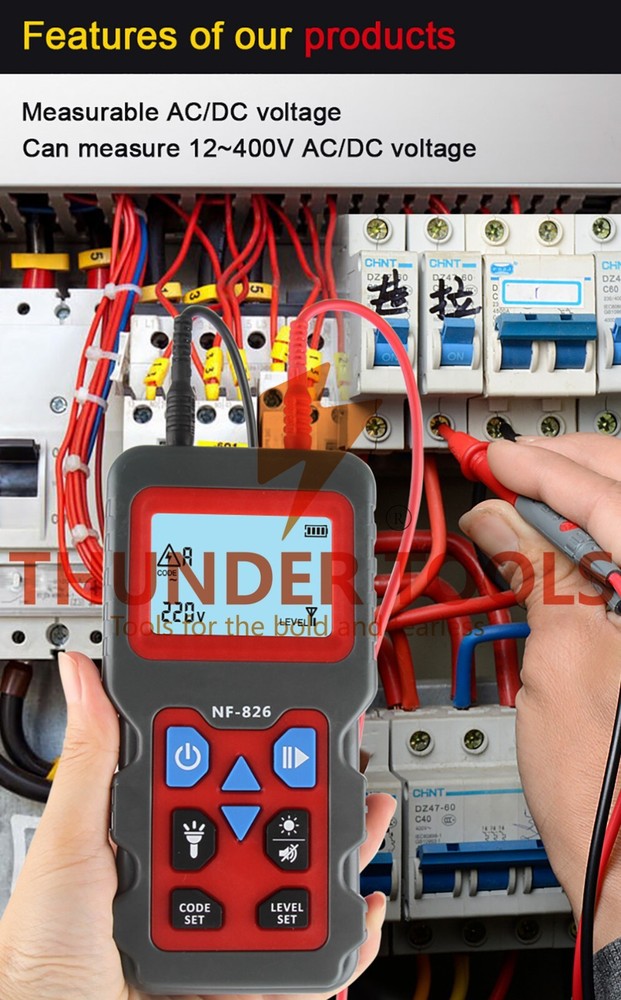 Thunder Tools NOYAFA NF-826 Underground Cable Locator Wire Tracking