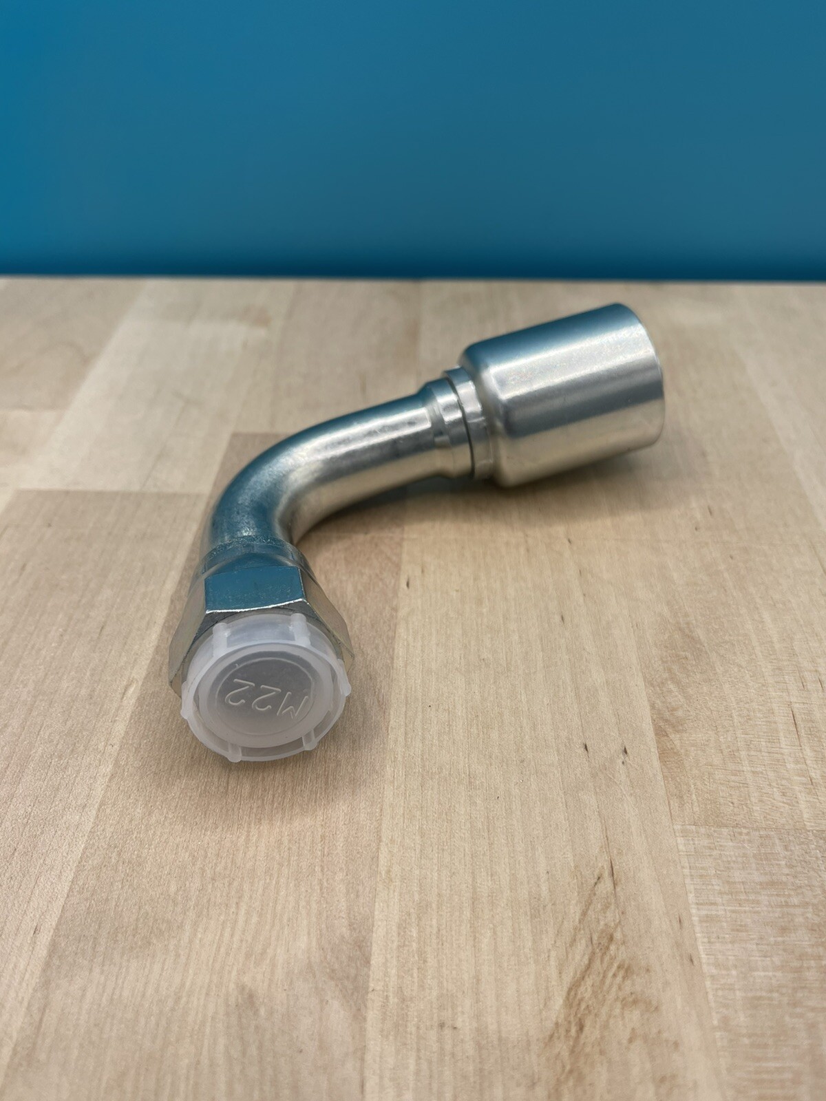 10 Parker Style 13943-10-10 Hydraulic Hose Crimp Fitting 5/8” Hose X 5/8 FJIC 90