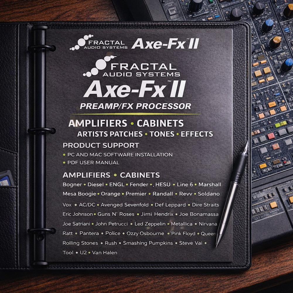 Fractal Audio Systems Axe-Fx II Amplifier Modeling & FX Presets Library