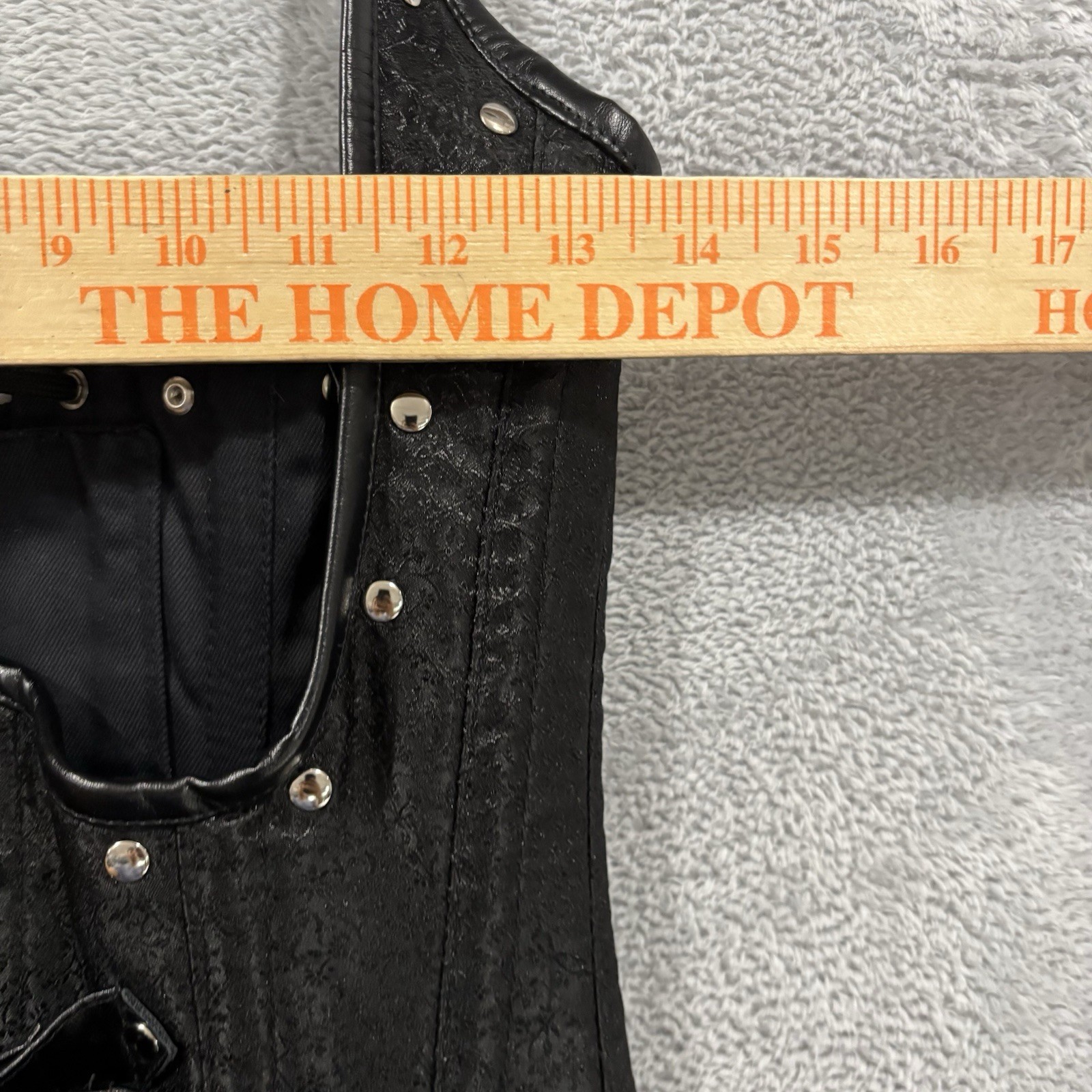 Top Drawer by Daisy Corset Women's Small Steel Boned Floral Whimsigoth Black