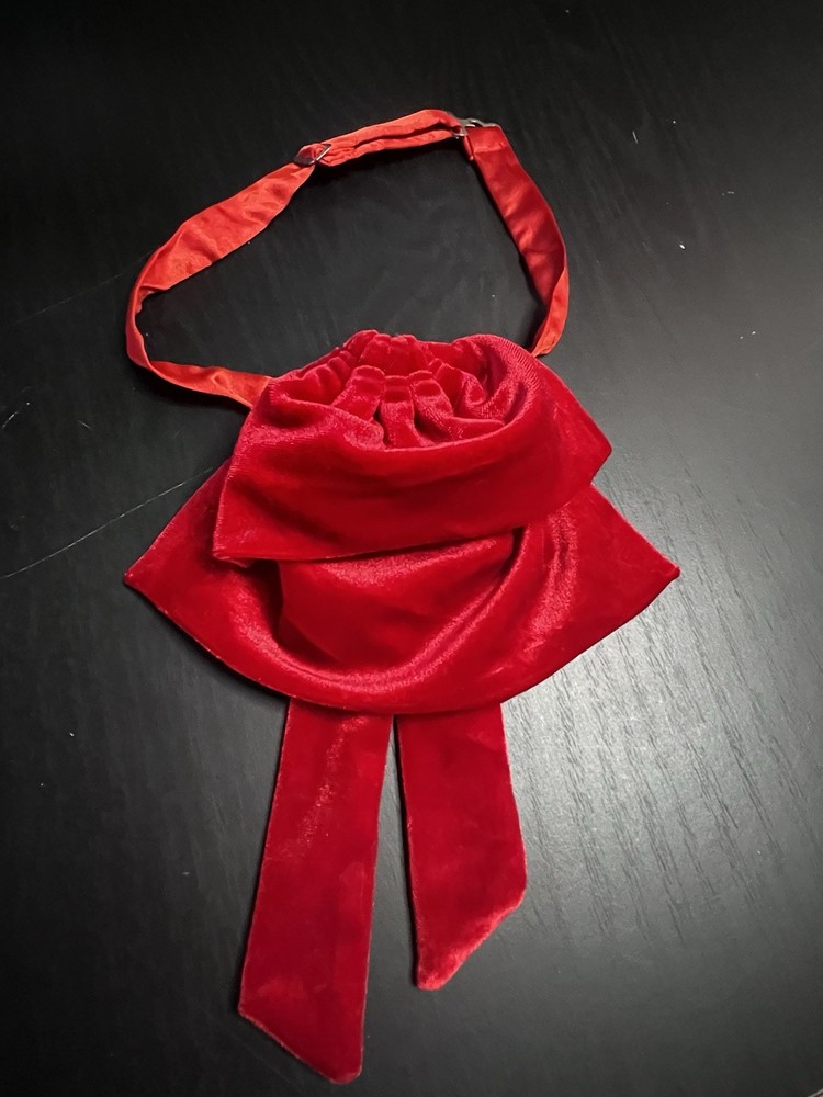 Red Velvet bow tie or neck accessory