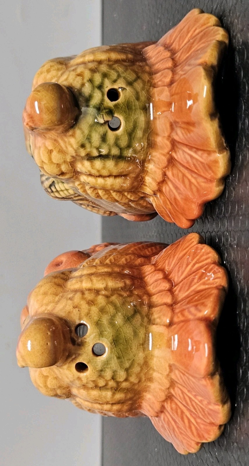 Thanksgiving Turkey Salt And Pepper Shakers Set- Home Accents