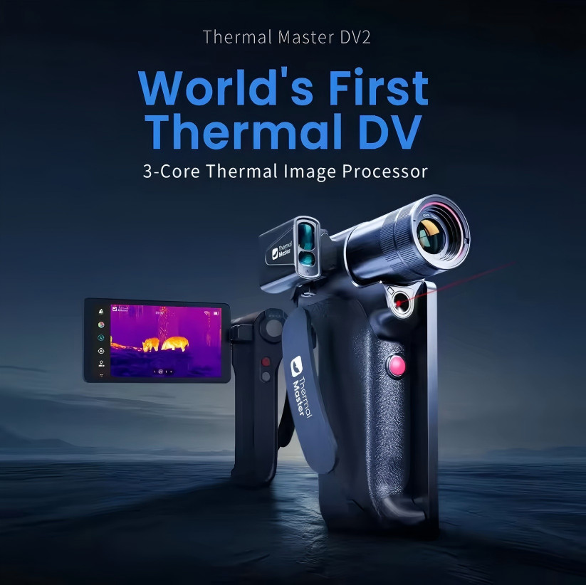 THERMAL MASTER DV2 Handheld Thermal Imaging Camera 512×384P1000m detection range