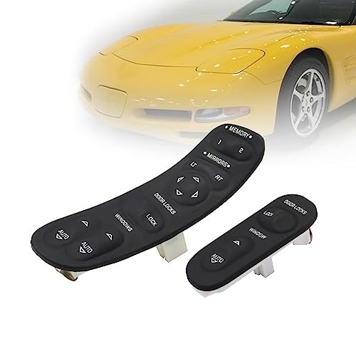 Driver&Passenger Side Door Window Lock Control Switch Compatible with 1997