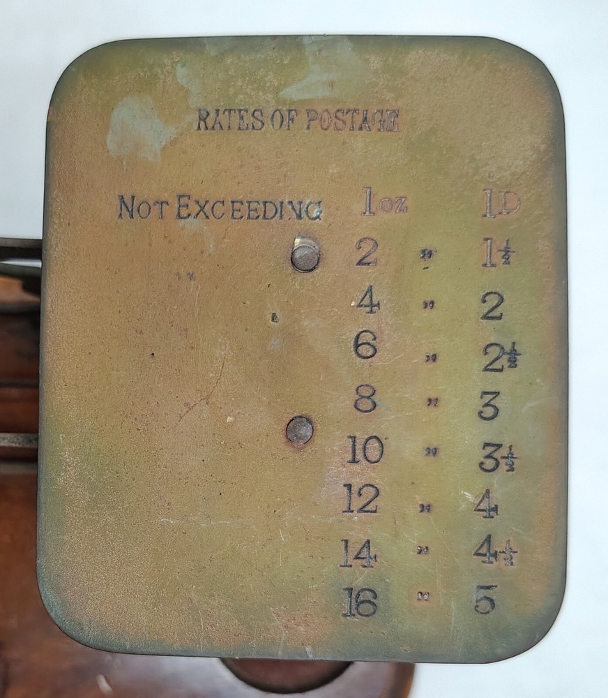 Vintage Antique Postal Scale NO WEIGHTS