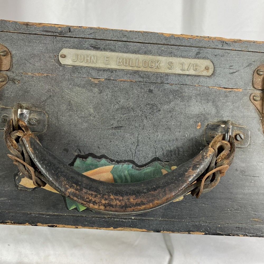 Original WWII US Navy Air Transport Personal Case w/ Pinups Pilot Named