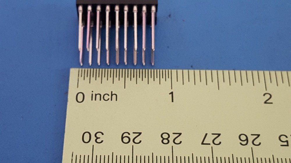 IC SOCKET, 18 PIN DIP SOCKET, WIRE WRAP, Screw Machine, Tin, Gold, 4 Pcs