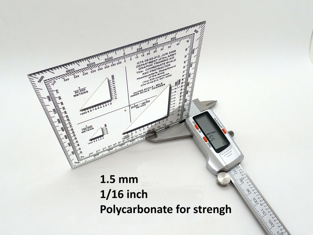 Coordinate Scale and Protractor - GTA 05-02-012 Jun 2008