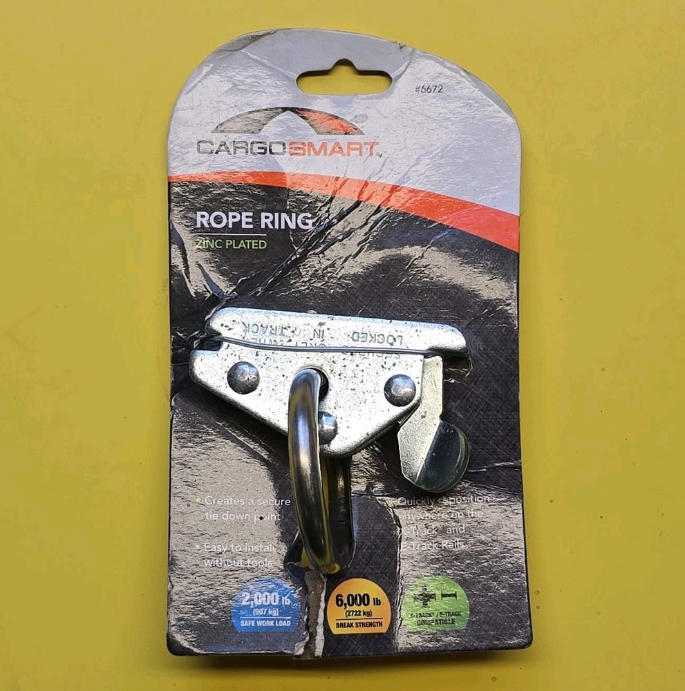 Cargo Smart Rope Ring Compatible with X-track & E track NEW