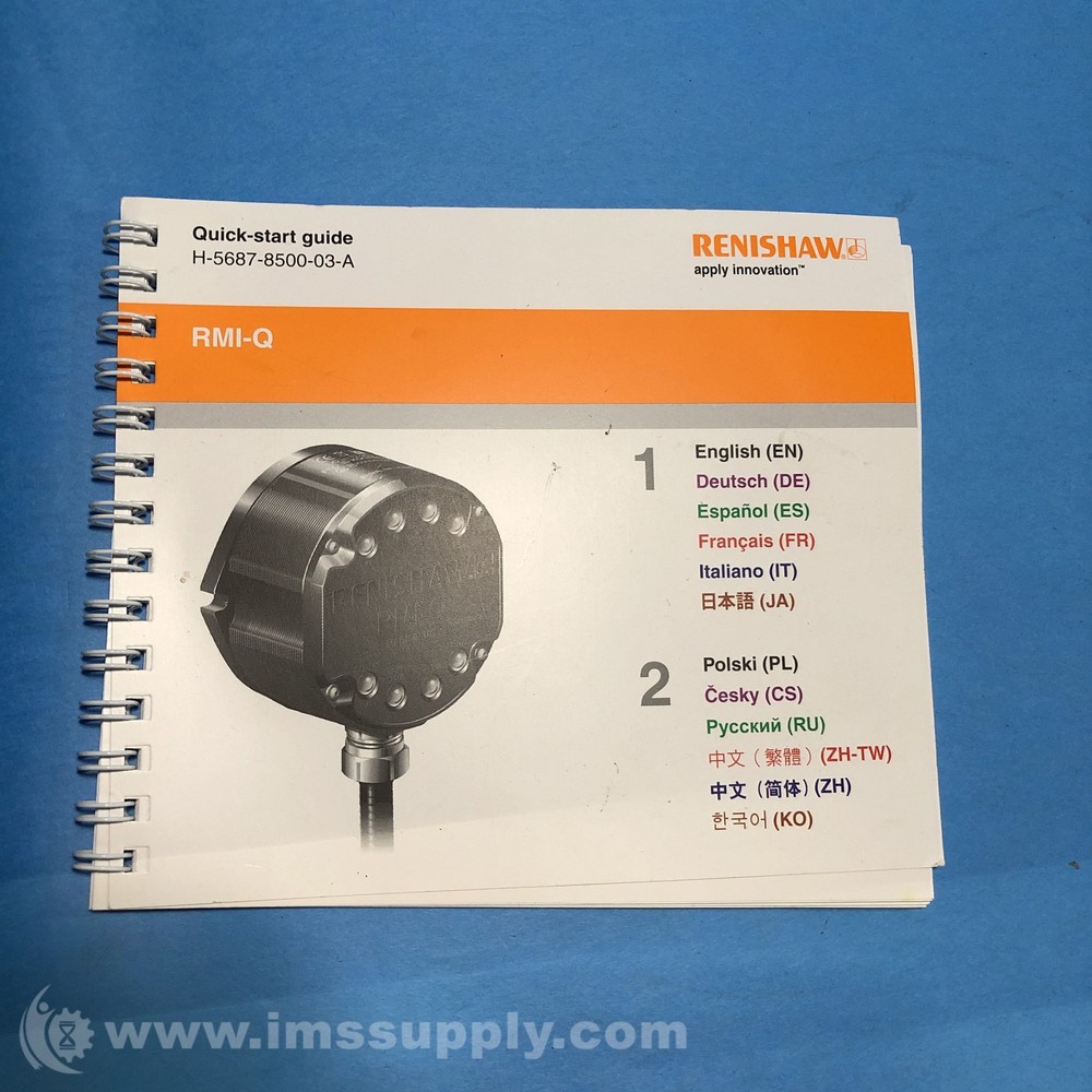 Renishaw RMI-Q Quick Start Guide USIP