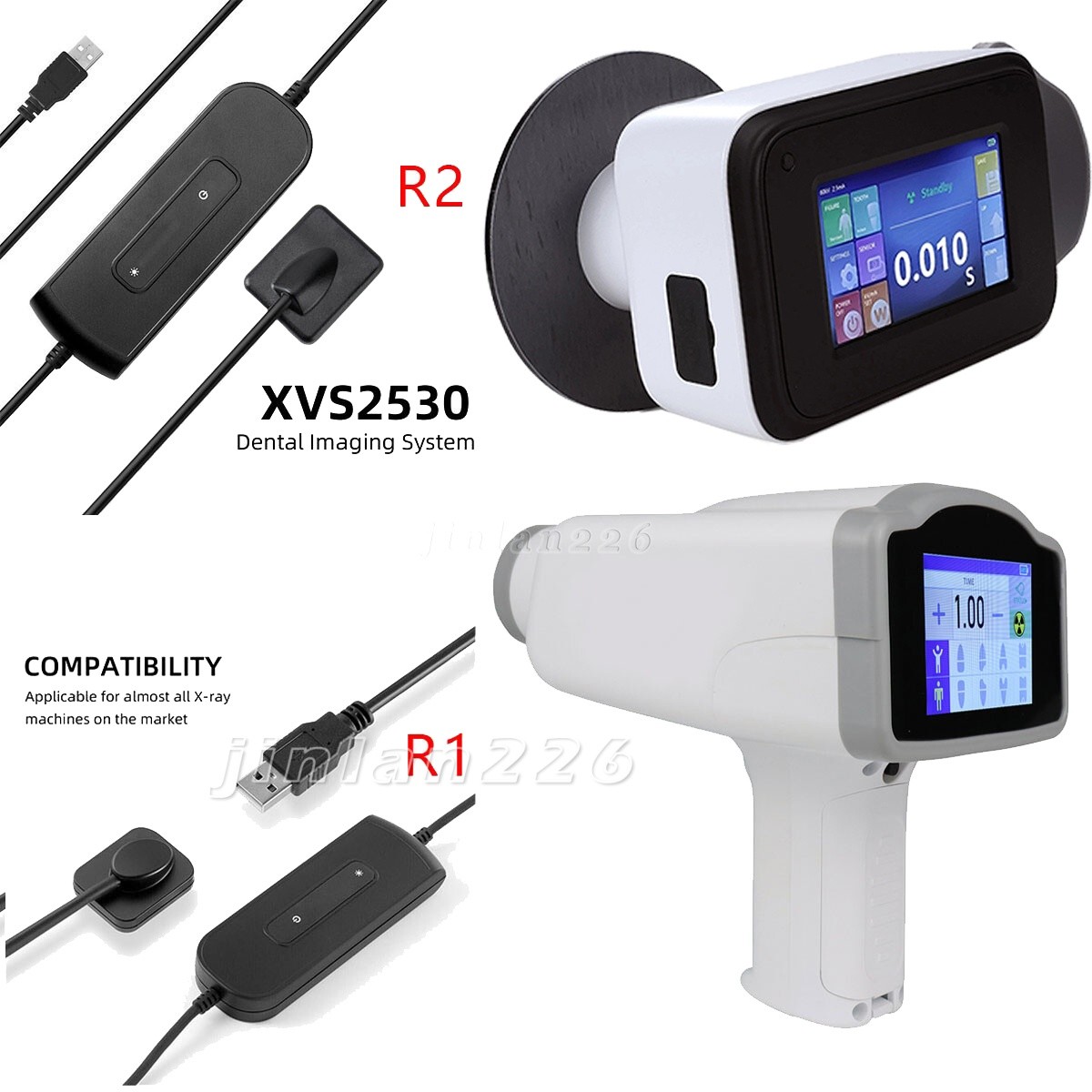 Dental X Portable Ray Digital Machine Rayos No Shield /Digital Sensor Size 1/2