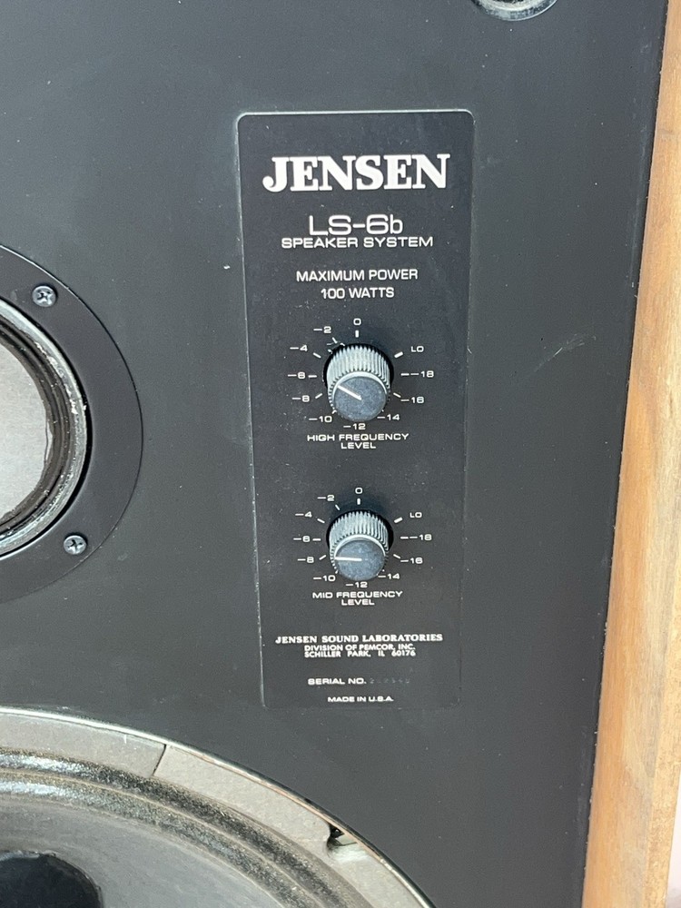 Jensen Speaker LS-6b 1970’s Walnut - “Local Pickup Only”