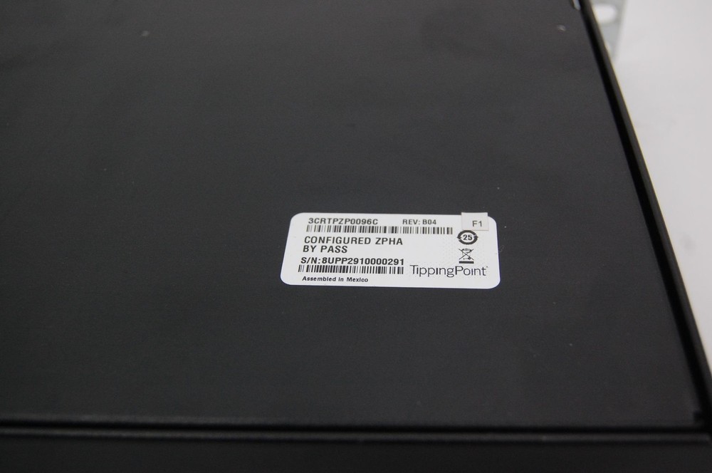 Tipping Point 3CRTPZP0096C Zero Power High Availability ZPHA Bypass Unit