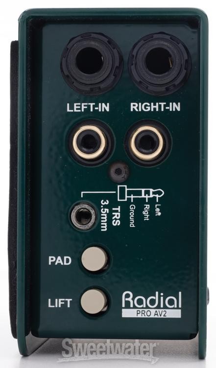 Radial ProAV2 2-channel Passive A/V Direct Box