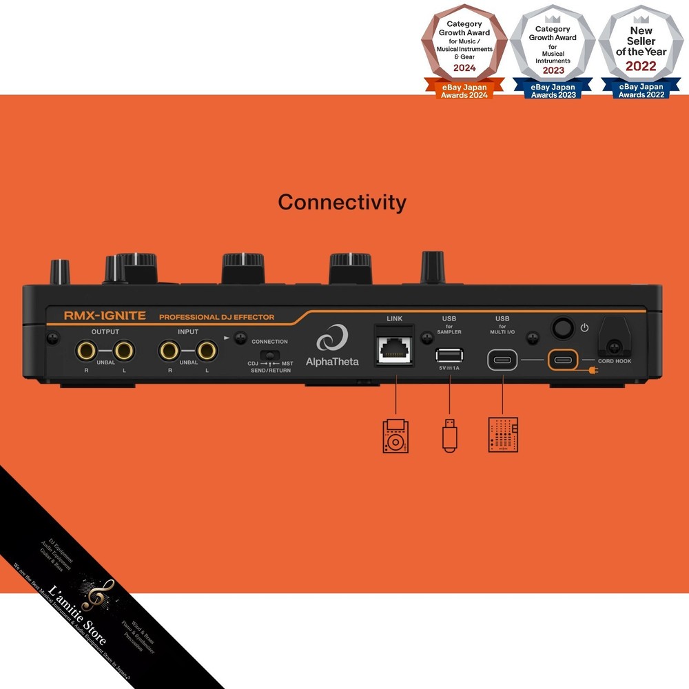 AlphaTheta RMX-IGNITE Pioneer Pro DJ Remix Station Effector Controller Sampler