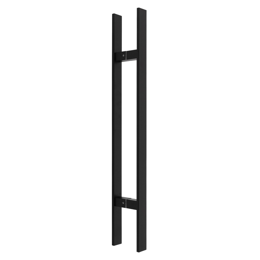 Stainless Steel Double Sided Push Pull Door Handle, H-shaped Door Pull Handle