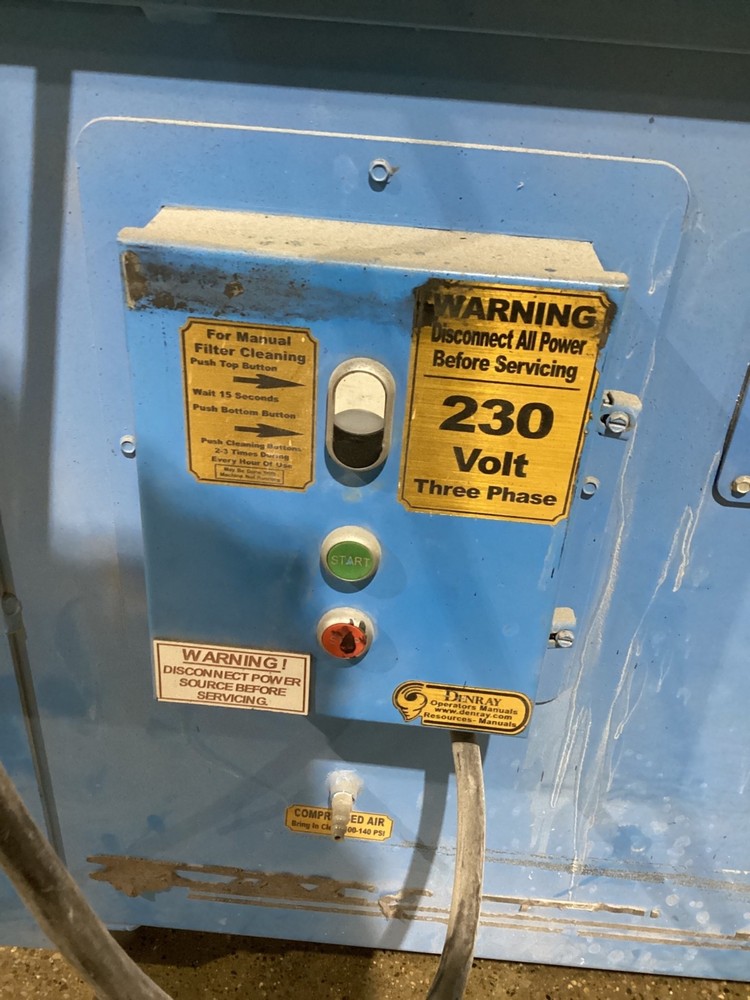 DENRAY MACHINE 7200B DOWNDRAFT TABLE USED