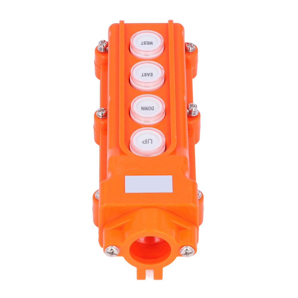 Crane Remote Control Hoist Switch Push Button Box Controller Rainproof New