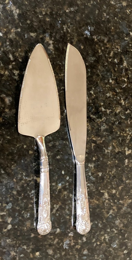 Cake Knife & Server Stainless 2-Piece Set