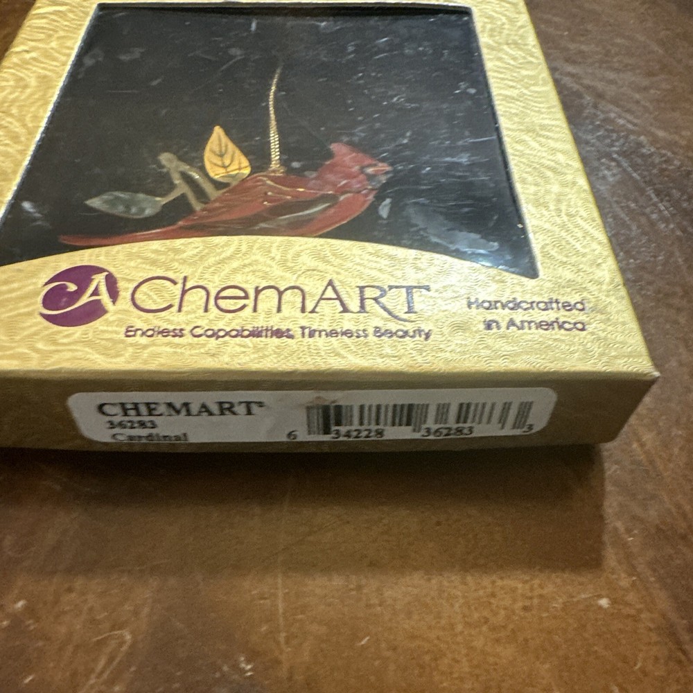 ChemArt Ornament - Cardinal in Nature