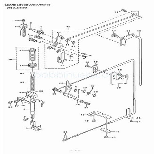Presser Guide Bar Spring Juki DDL-8700 Genuine