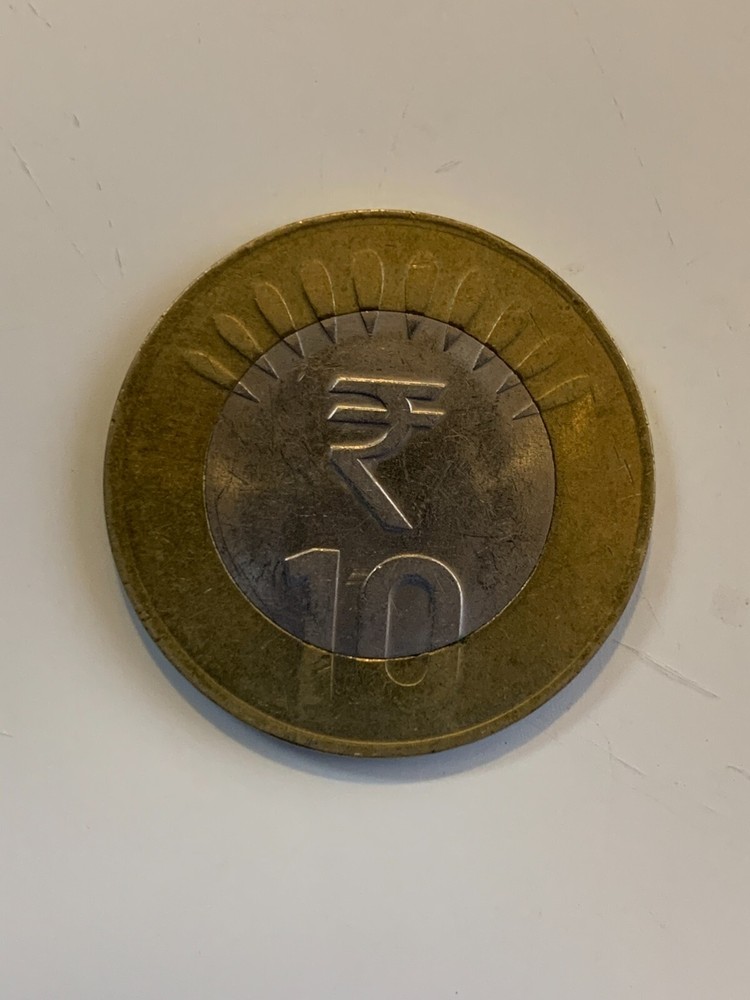2012 India 10-rupee coin