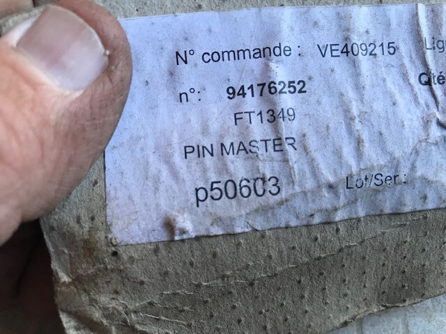 94176252 PIN MASTER BERCO FT1362