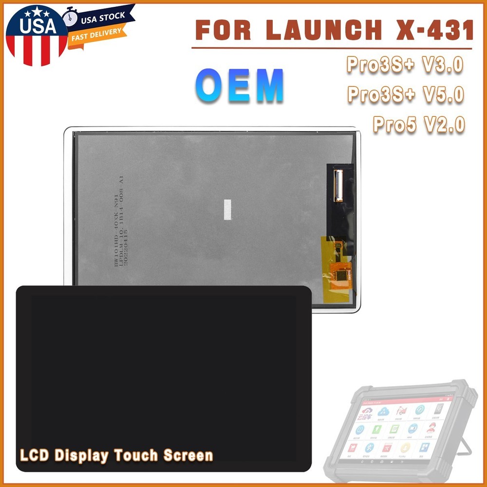 OEM LCD Display Touch Screen Replace For Launch X-431 Pro3S+ V3.0 V5.0/Pro5 V2.0