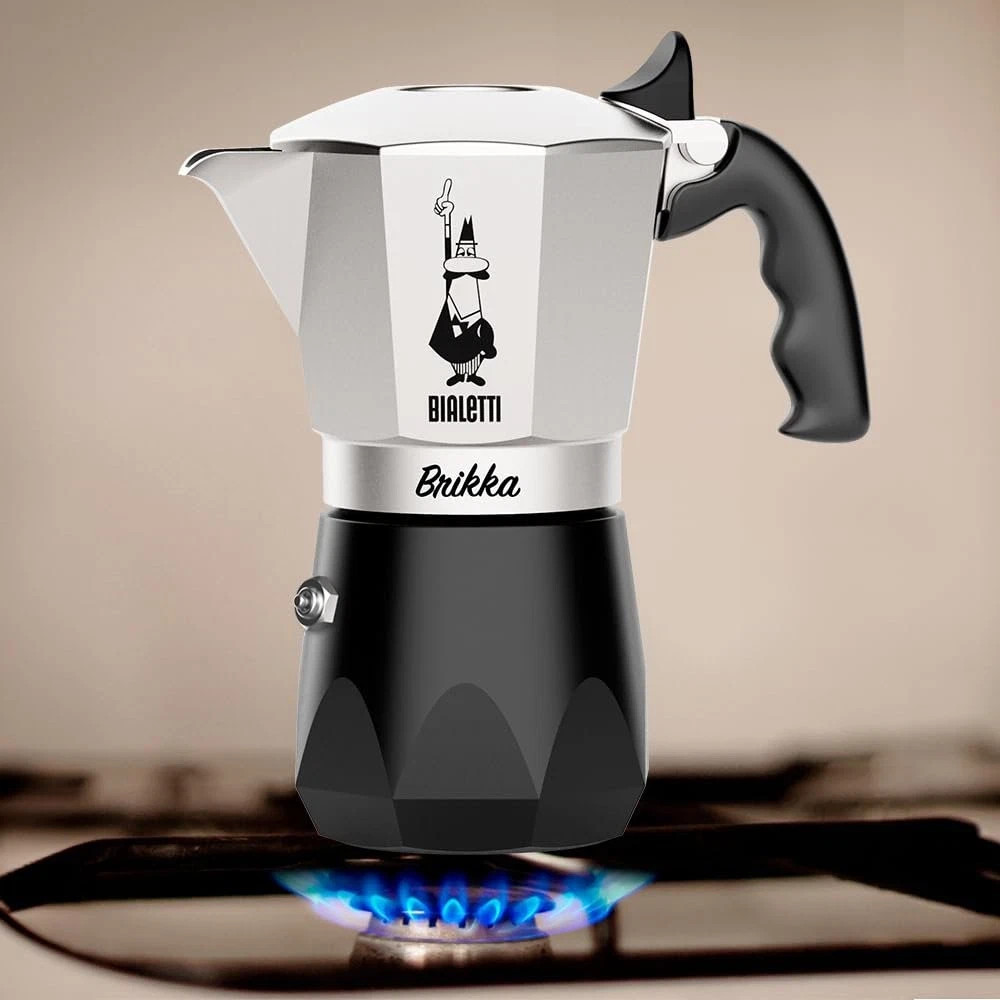 Bialetti Bricca 4-Cup Open Fire Type - Coffee Maker, Espresso Makinetta