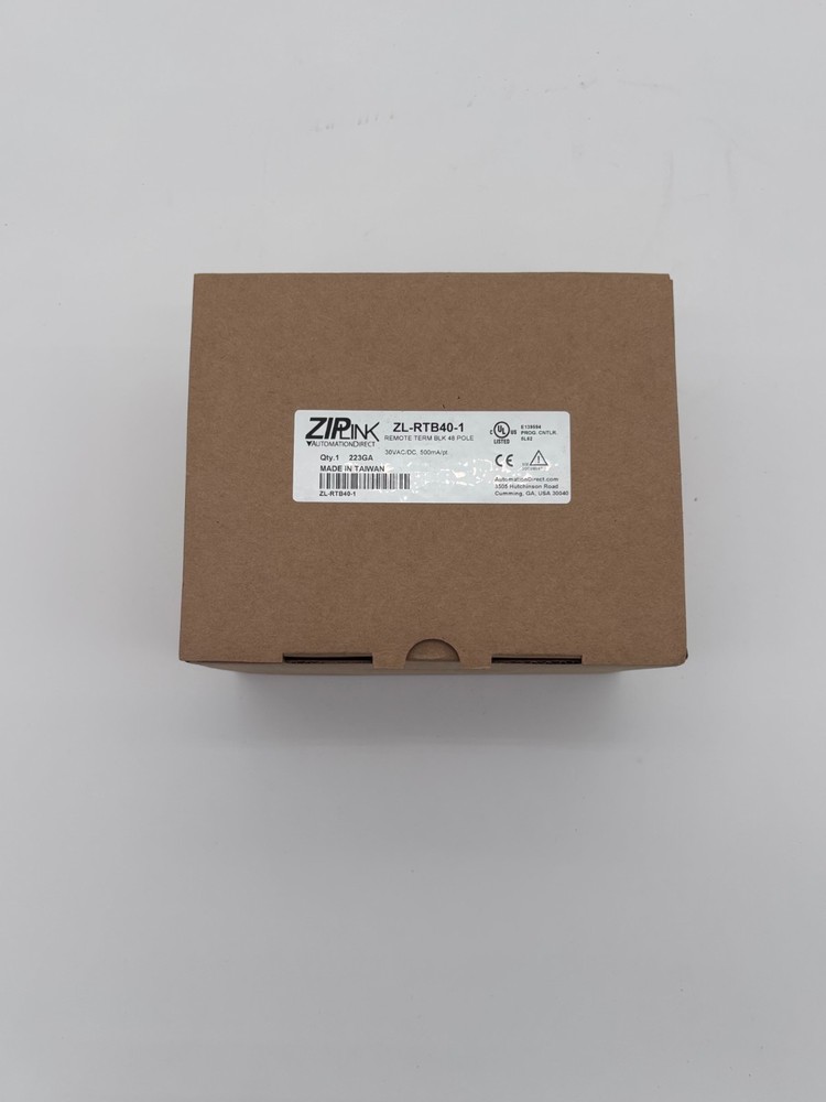 ZIP Link ZL-RTB40-1 reduced-width feedthrough module, 48-pole Automation Direct