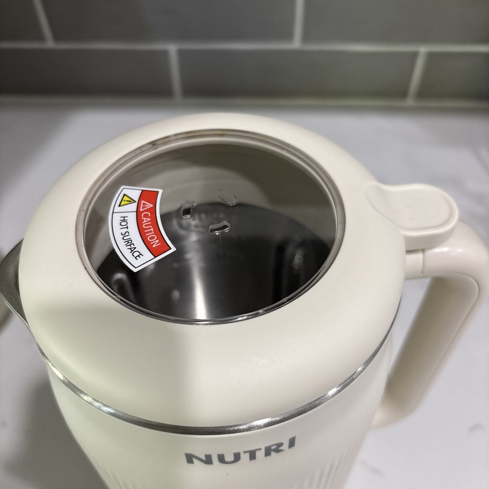 Nutri Automatic Nut Plant Based Milk Maker Machine Off White 4 Cups New No Box