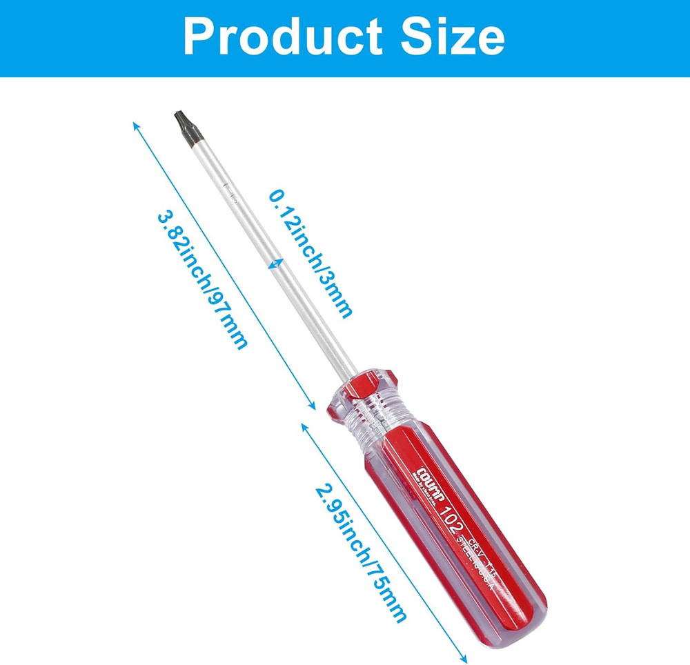 T15 Torx Screwdriver Magnetic Screwdriver Star Security Screw Driver for Comput