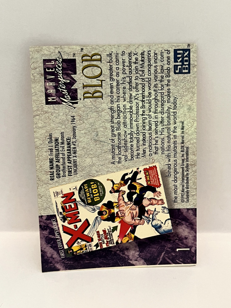 1992 MARVEL MASTERPIECES BASE CARD SINGLES PICK & COMPLETE YOUR SET