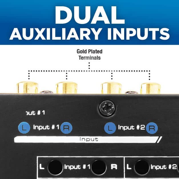 XEQ7 - Graphic Equalizer 7-Band Graphic Equalizer with Front 3.5mm Auxiliary ...