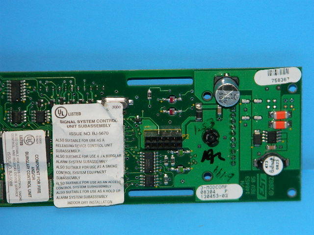 GE EST EDWARDS 3-MODCOMP EST3 MODEM COMMUNICATOR DACT FIRE ALARM 130453-03