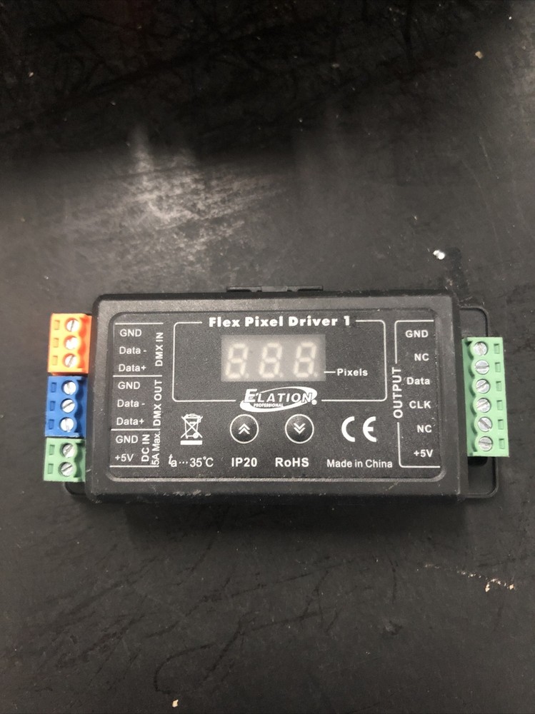 ELATION FLEX PIXEL DRIVER1 FLE768 DEDICATED DMX DRIVER UP TO 144 PIXELS