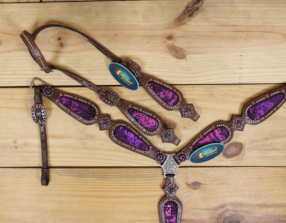 Headstall & Breast Collar Tack Set for Horse