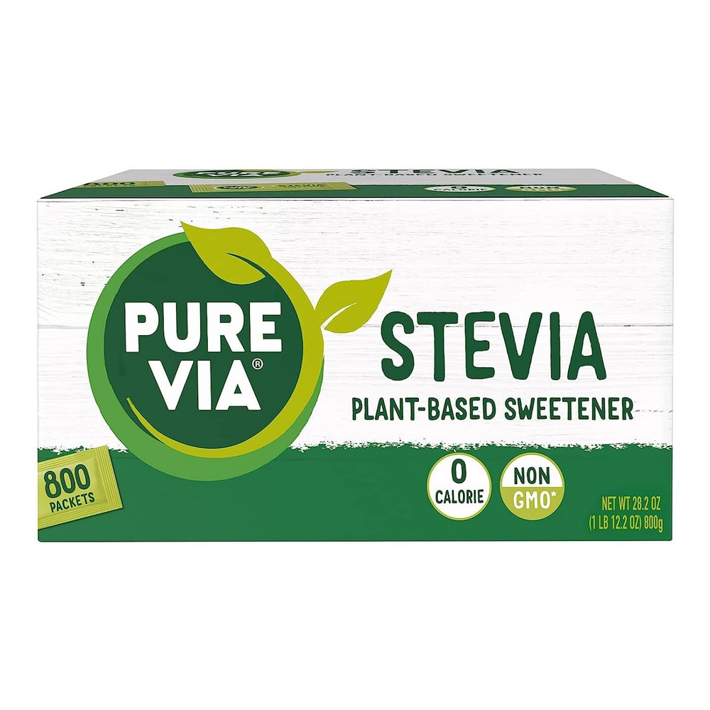 Stevia Plant-Based Zero Calorie Sweetener Packets (800 ct.)