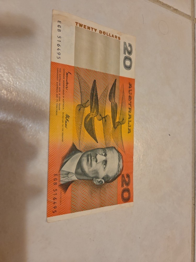 Australian 20 Dollar Banknote Currency