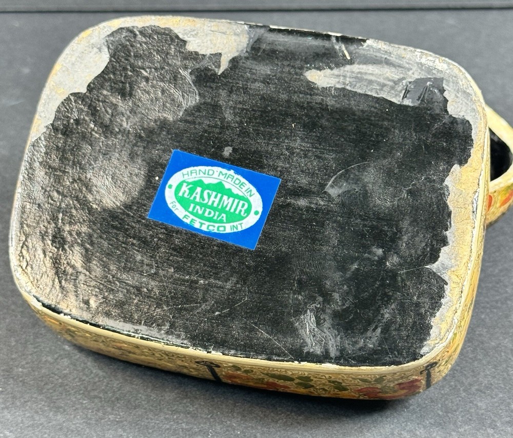Hand Crafted In India Trinket Storage Box