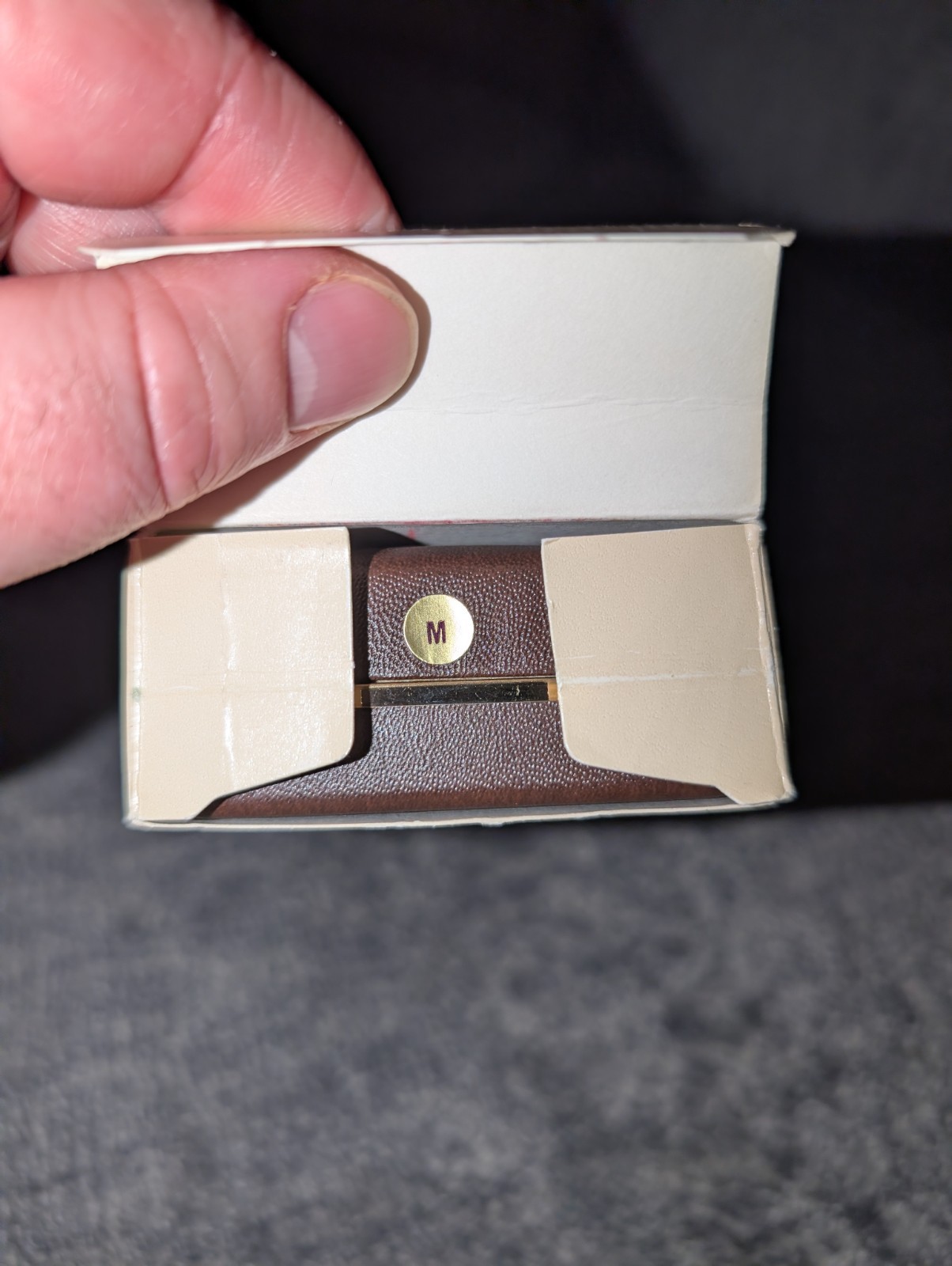 No Pen! CROSS 10K GOLD-FILLED ROLLED FOUNTAIN PEN Box & Inserts! 4506-M No Pen!