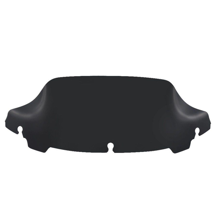 7" Front Wave Windshield Black Windscreen Noise Reduction For Harley Road Glide